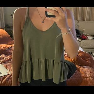 American Eagle green tank top